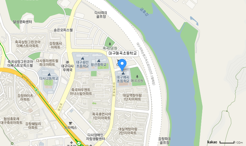 학교 찾아오시는 길 지도